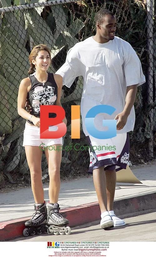 Leilani and Emeka Okafor on Santa Monica Boardwalk