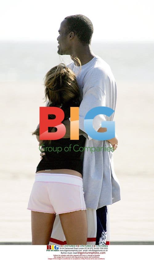 Leilani and Emeka Okafor on Santa Monica Boardwalk