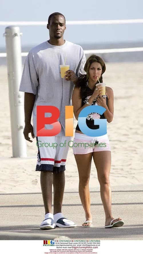 Leilani and Emeka Okafor on Santa Monica Boardwalk