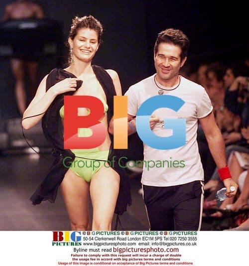 Model Anna Hickman at Fashion Rio