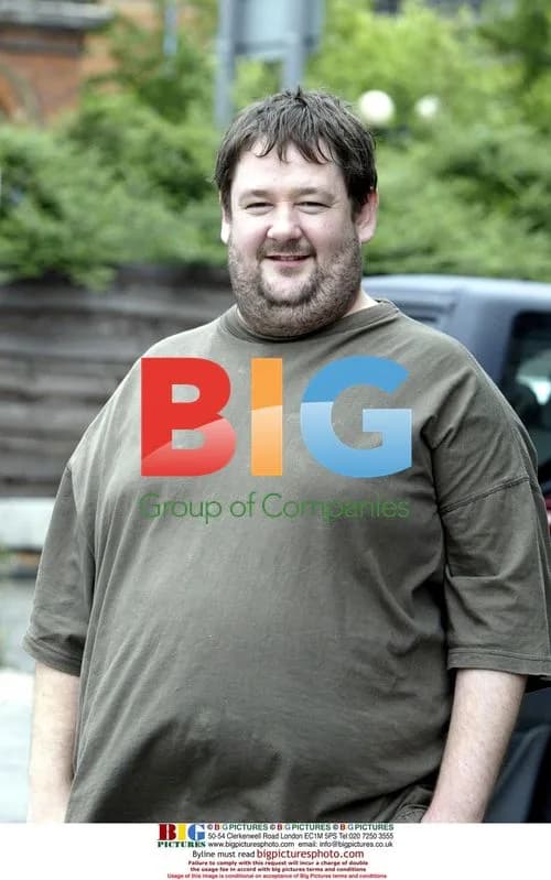 Johnny Vegas on Set in Manchester