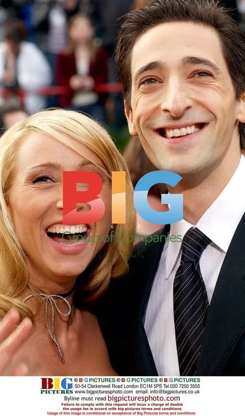 Adrien Brody and Michelle Dupont at Oscars 2004