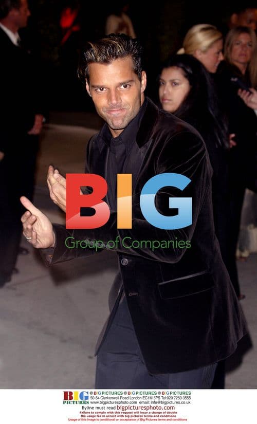 Ricky Martin at Vanity Fair Post Oscar Party