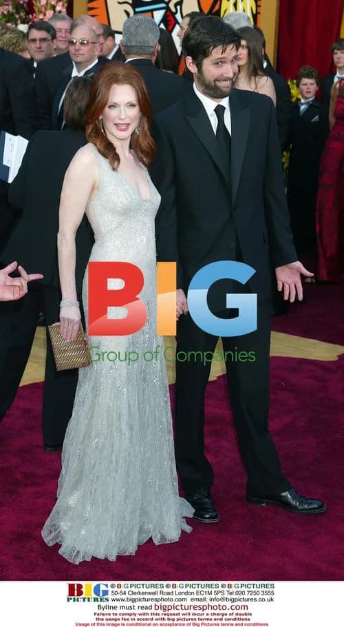 Julianne Moore and Bart Fruendlich at 76th Oscars