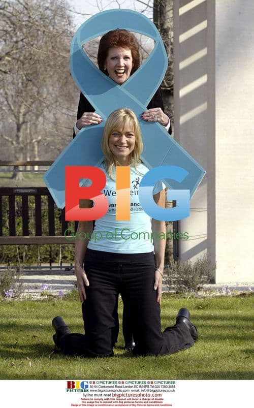 Cilla Black and Terri Dwyer at Ovarian Cancer Launch