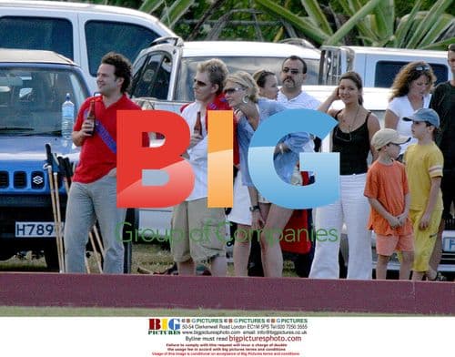 Kielty and Kidd Watch Polo Match