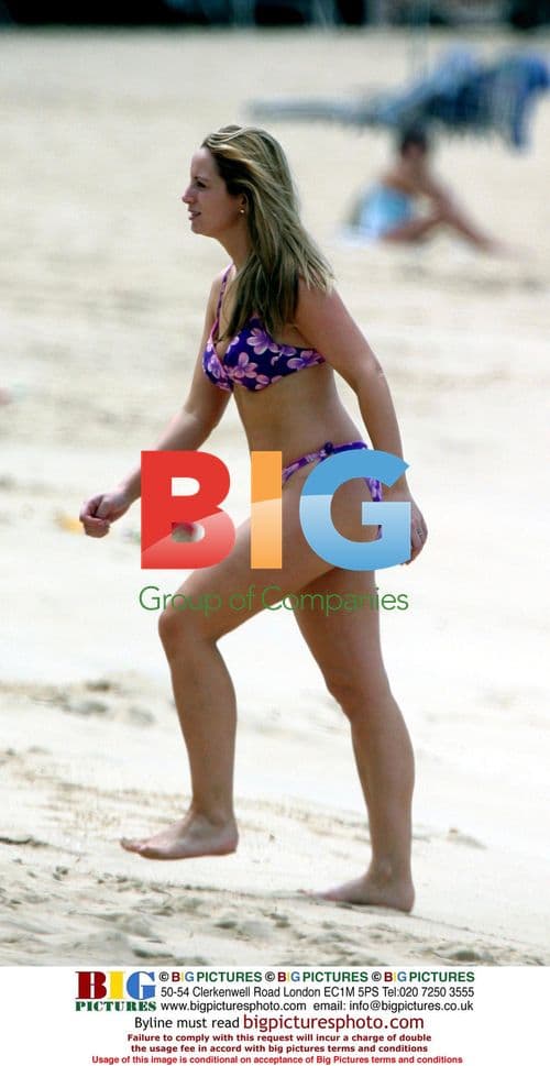 Steve McManaman and wife Victoria on vacation