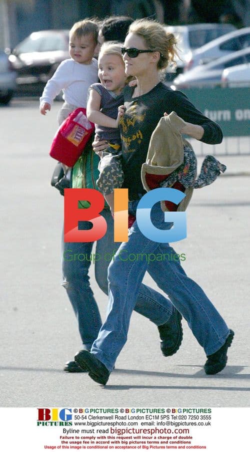Vanessa Pardis and children on tram ride