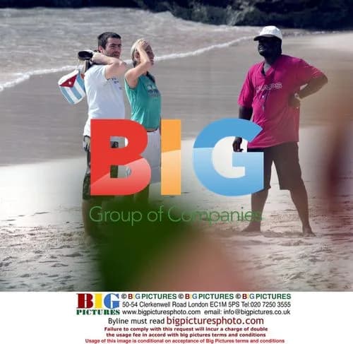 Liam Gallagher and Family in Barbados