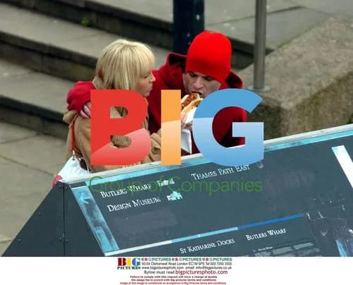 Sarah Harding and Mikey Green in London