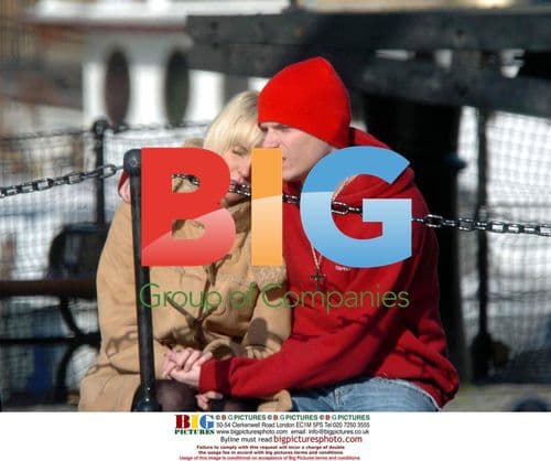 Sarah Harding and Mikey Green Stroll in London