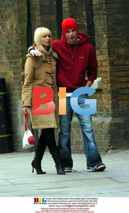 Sarah Harding and Mikey Green Stroll in London