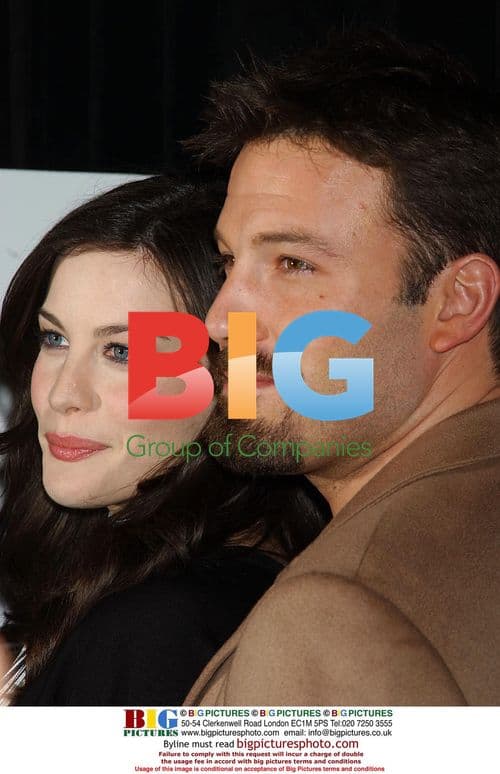 LIV TYLER and BEN AFFLECK at 'Jersey Girl' after-party