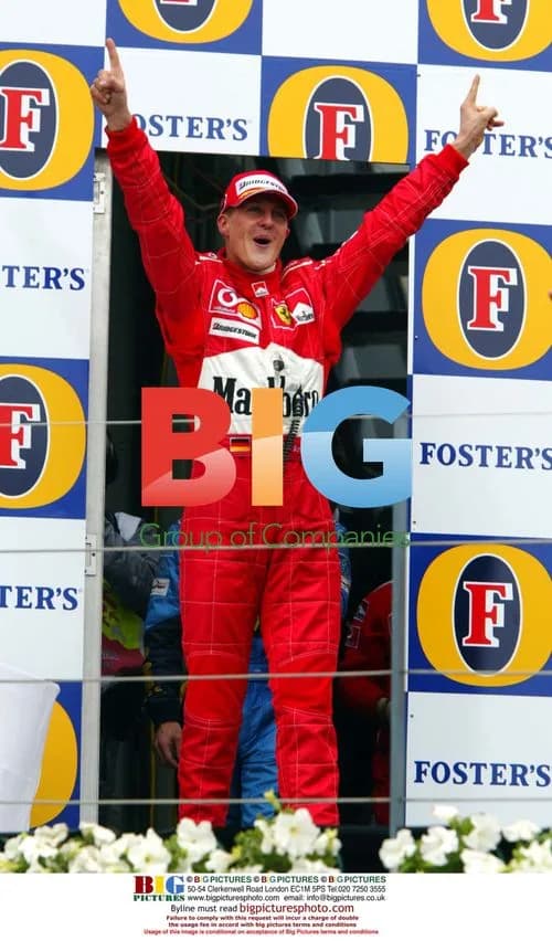 Schumacher celebrates Australian GP win