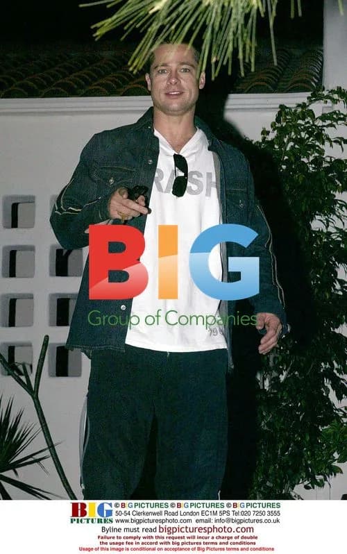 Brad Pitt Leaving Hairdresser in Ugg Boots