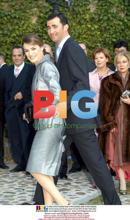 Prince Felipe and Letizia at Rocasolano Wedding