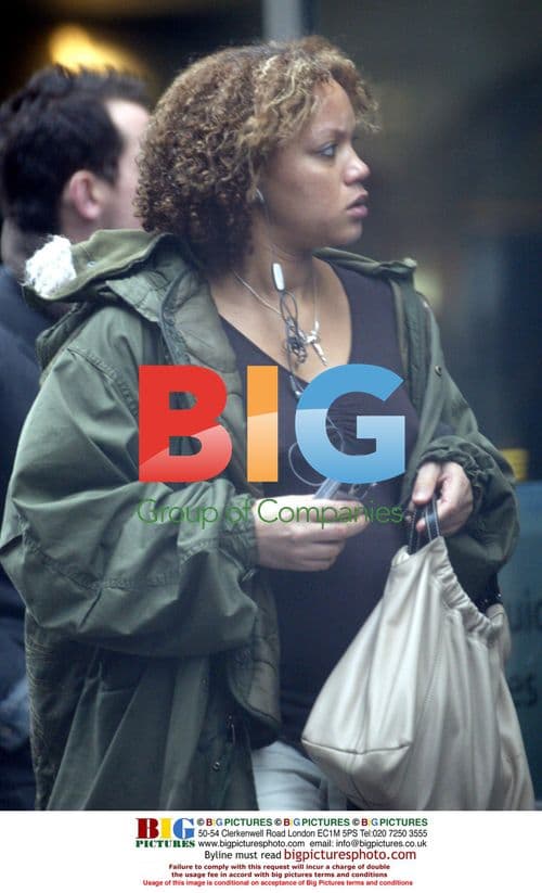 Pregnant Actress Angela Griffin Out in London