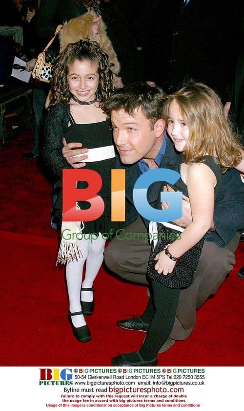 Ben Affleck, Raquel Castro and Harley Smith at 'Jersey Girl' Premiere