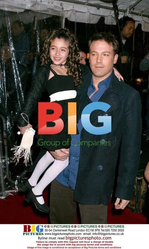 Ben Affleck and Raquel Castro at 'Jersey Girl' Premiere