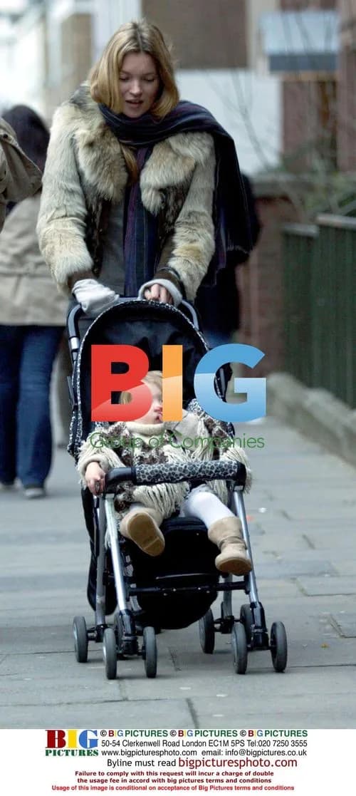 Kate Moss and Jefferson Hack with daughter Lila Grace