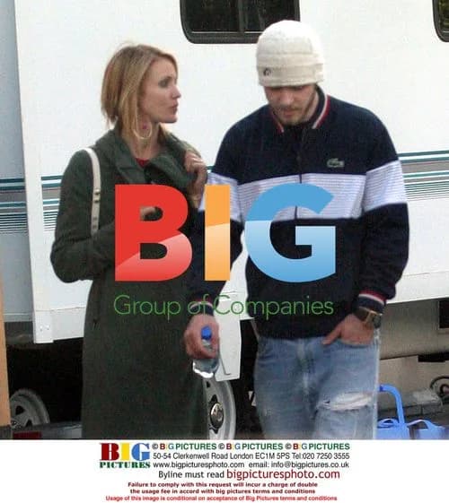 Justin Timberlake Visits Girlfriend Cameron Diaz on Set