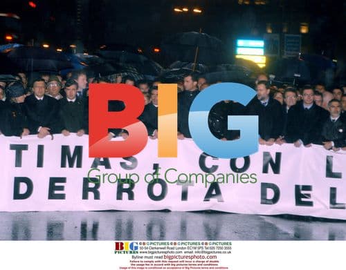 Madrid Protest Against 2004 Bombings