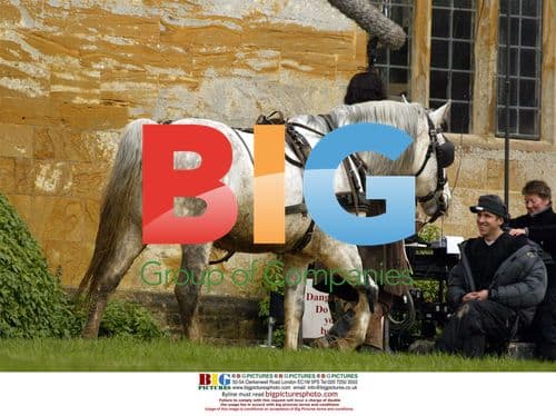 Depp and Pike on the Set of "The Libertine"