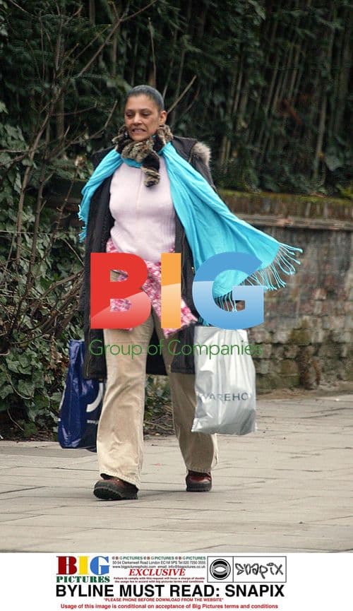 Cathy Tyson Shopping in North London
