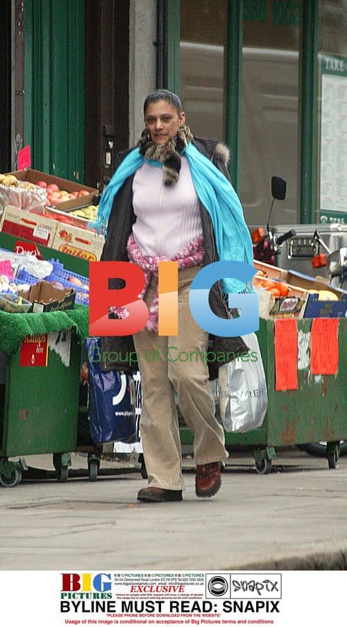 Cathy Tyson Shopping in North London