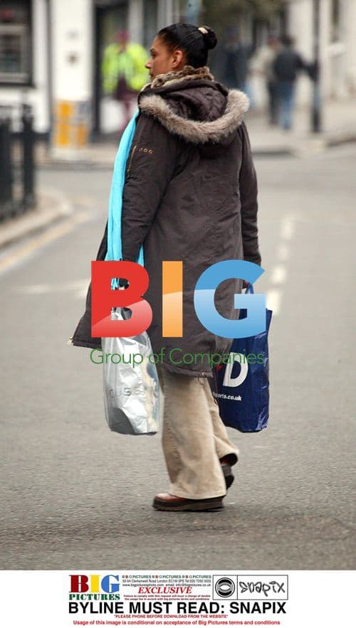 Cathy Tyson Shopping in London