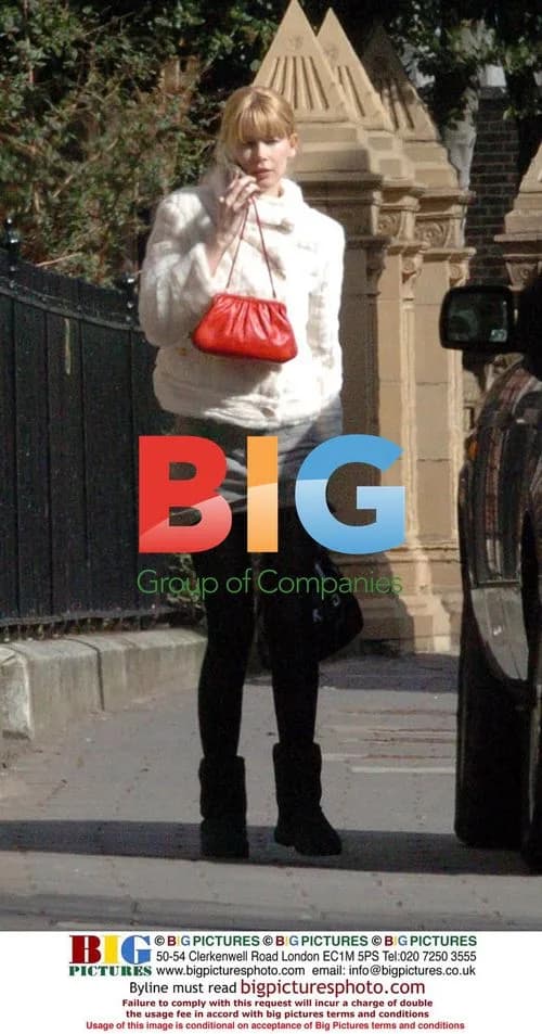 Claudia Schiffer in Bayswater, London