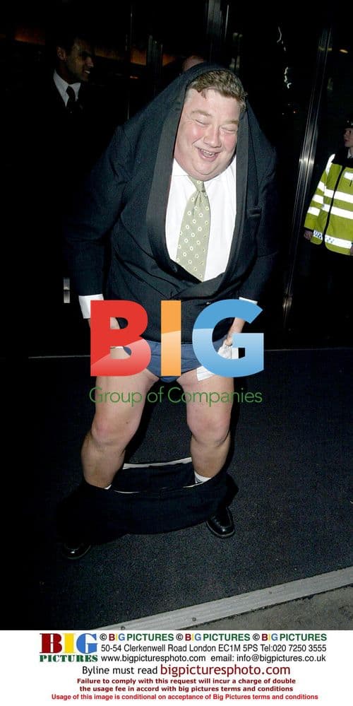 DJ Jono Coleman drops trousers at awards show