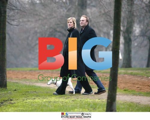 Hermione Norris and Husband Load Supplies