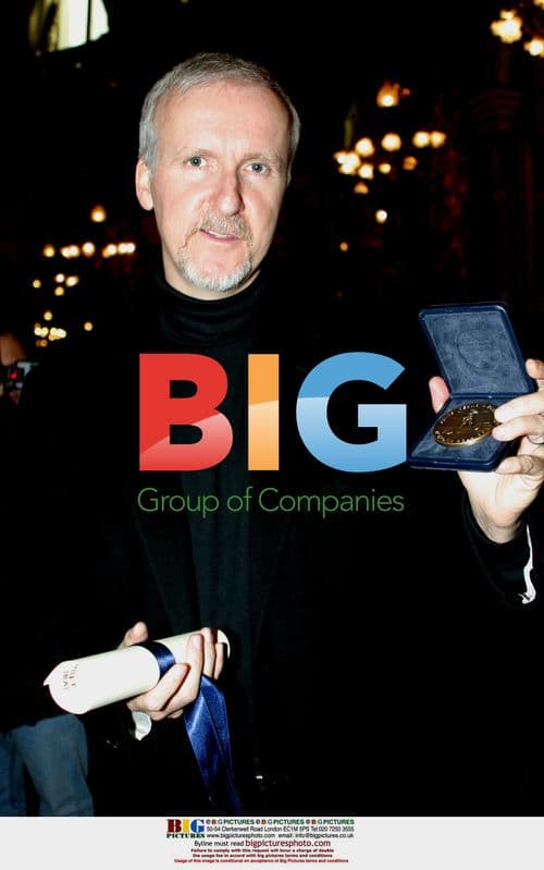 James Cameron and Buzz Aldrin at Jules Verne Film Festival