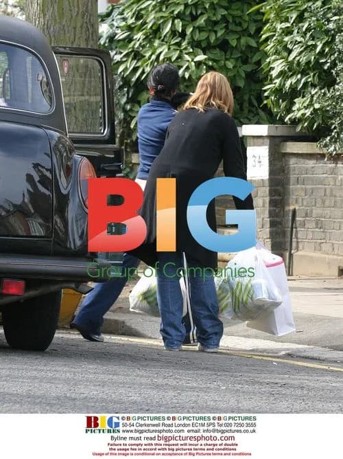 Sadie Frost returns home in JUICY tracksuit