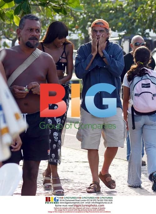 Naomi Campbell Seen at Ipanema Beach in Rio
