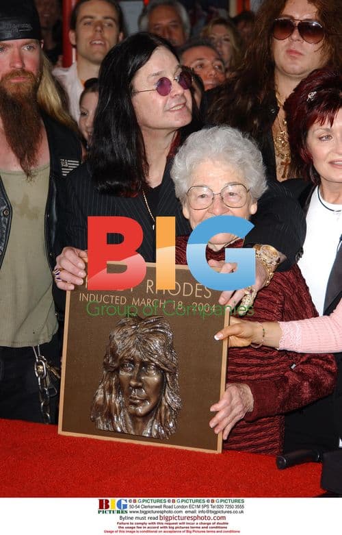 Ozzy Osbourne & Randy Rhoads Mom at Rockwalk Induction