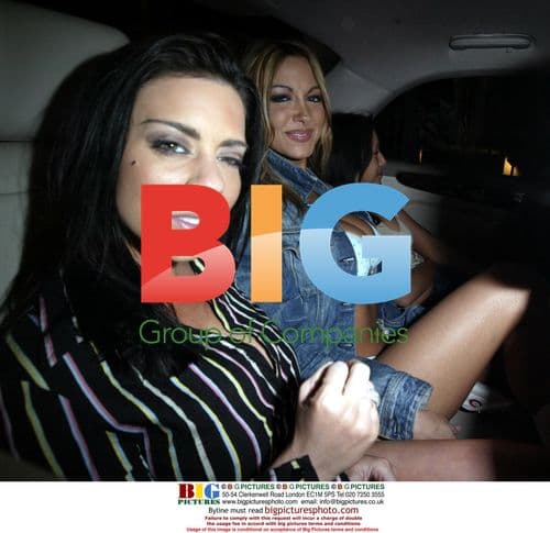 Models Jodie Marsh and Linsey Dawn Mckenzie night out