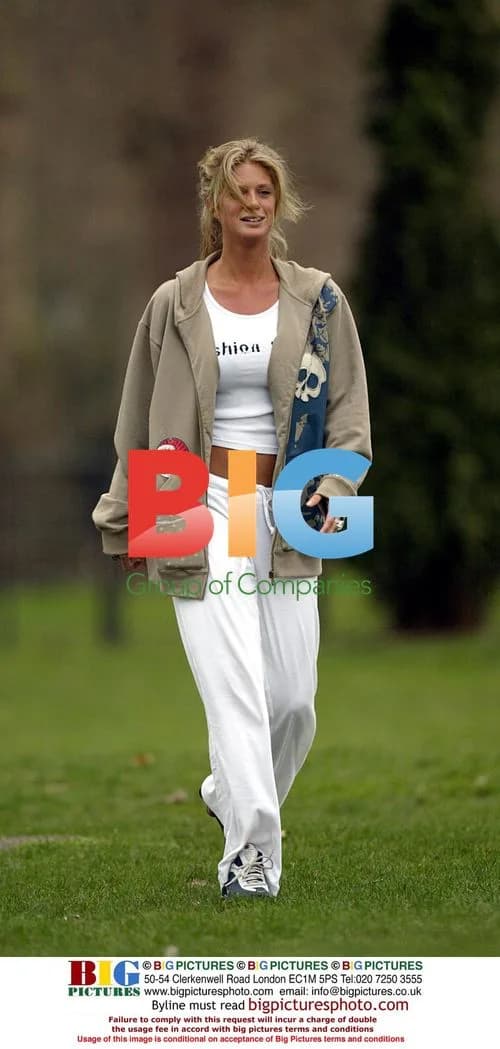 Rachel Hunter Jogs in London