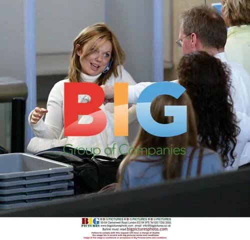 Geri Halliwell at LA Airport