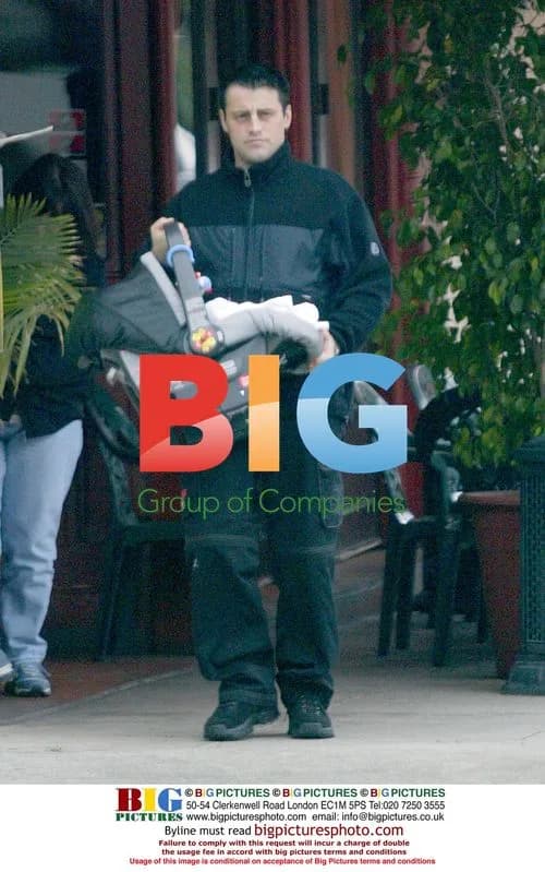 Matt LeBlanc with family in Encino