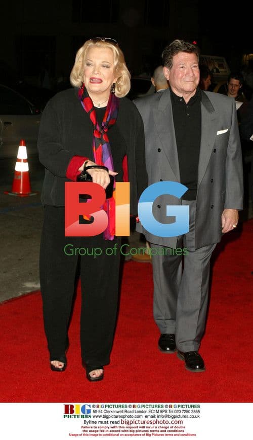 Gena Rowlands & Husband at 'Taking Lives' Premiere