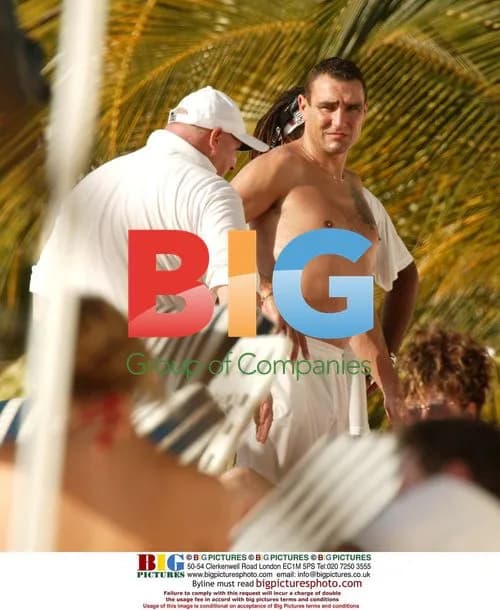 Vinnie Jones Enjoys Caribbean Vacation
