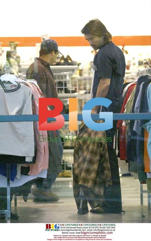 Colin Farrell Injured Clothes Shopping