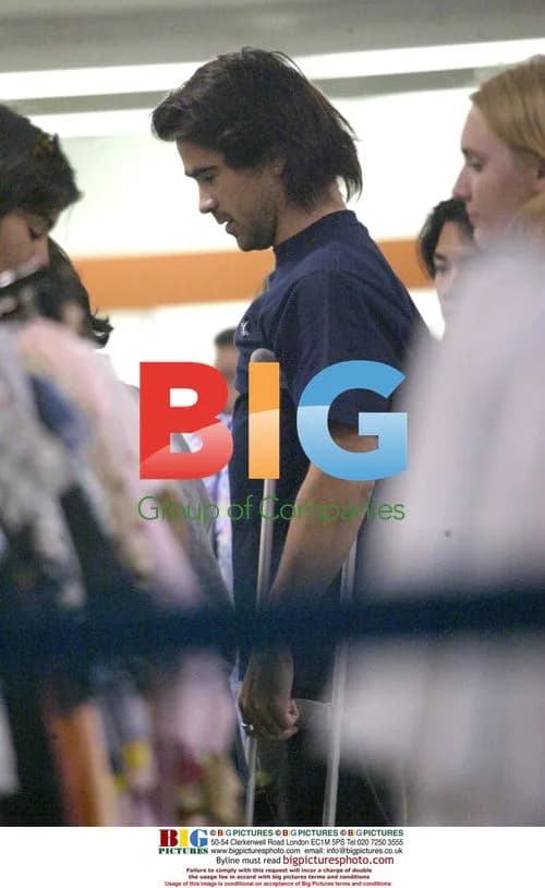 Colin Farrell goes bargain clothes shopping