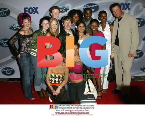 Paula Abdul and American Idol Finalists