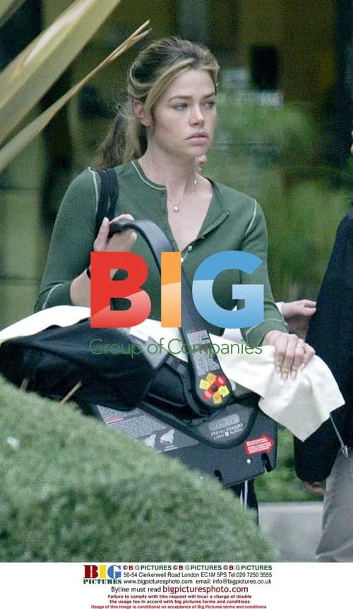 Denise Richards Takes Baby to Doctor