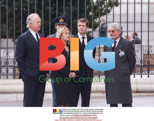 Prince Frederick of Denmark at Madrid Funeral