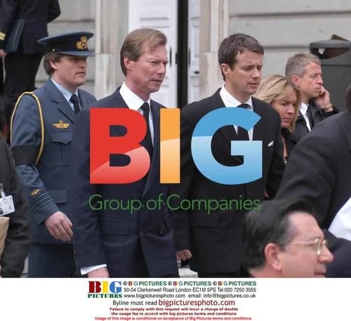 Prince Frederick Attends Madrid Funeral