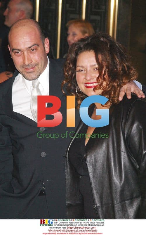 John Ventimiglia and Aida Turtturo at Sopranos Premiere